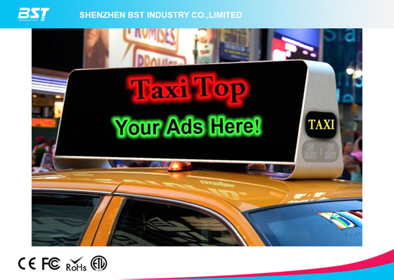 La pubblicità commerciale del tetto del taxi ha condotto l'esposizione 40000dots/Sqm, alta luminosità