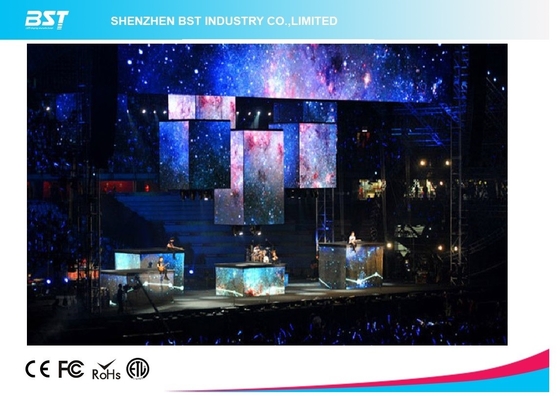 Schermo di visualizzazione flessibile molle trasparente del LED per SMD2121 di pubblicità commerciale
