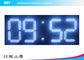 Orologio di Digital principale bianco di segmento di abitudine 7 con l'esposizione di temperatura