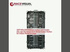 500*500/500*1000mm Screen LED Indoor Diy-cast Aluminum P3.9 Rental Screen Perfetto per noleggio e palcoscenico interno