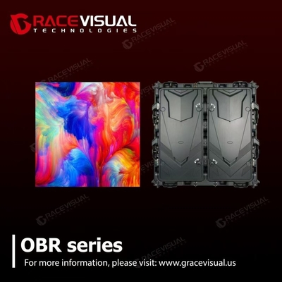Display LED esterno della serie OBR. schermo antiabbagliamento HD. 2mm 10mm pixel pitch. sistema di blocco rapido. armadio in alluminio impermeabile.