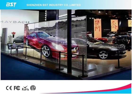 Display a colori a LED trasparente P10 per un'installazione rapida