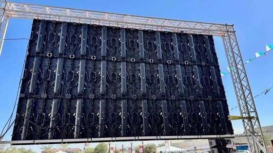 Display per il noleggio all'aperto con armadio in alluminio a fusione stampata