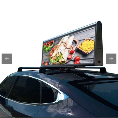 Full Color 4G Wireless P3 Taxi Top Screens 40000 pixel per mq impermeabile IP65 OEM