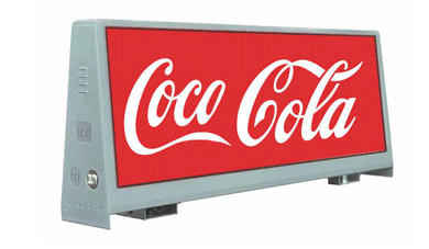 Display a LED ad acqua impermeabile sul tetto di piccole auto e taxi 960 mm x 320 mm
