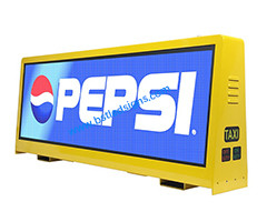 Display a LED ad acqua impermeabile sul tetto di piccole auto e taxi 960 mm x 320 mm