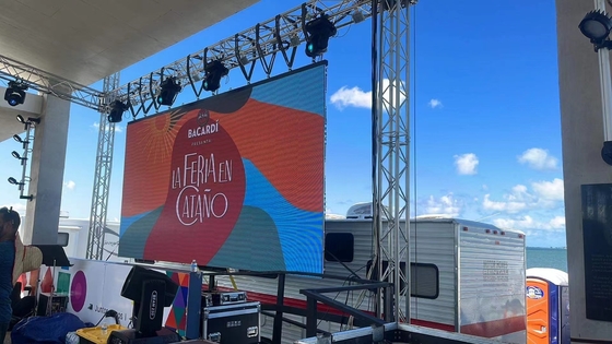 Alto tasso di aggiornamento P2.9 Display LED all'aperto 4500nits 43264 pixel per mq adatto a diversi eventi