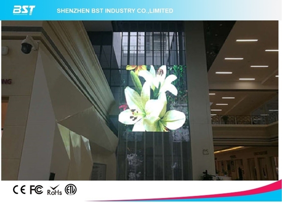 Display a colori a LED trasparente P10 per un'installazione rapida