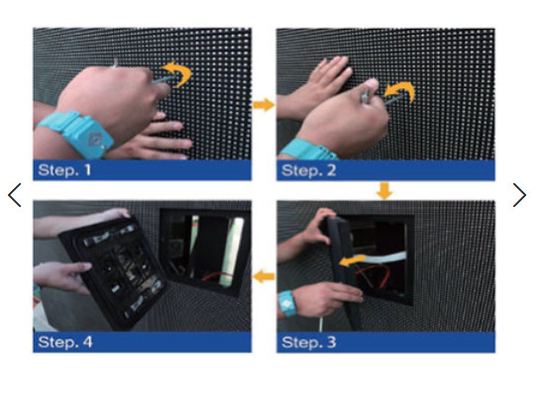 Installazione a parete Display a LED esterno a servizio completo luminosità ≥6500 nits media Consumo energetico 360w/m2