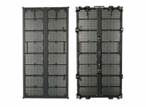 P3.9-7.8 Display LED esterno trasparente con 32768px/m2 di densità di pixel e 9 kg di peso per pannello