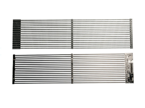 P3.9-7.8 Display LED esterno trasparente ad alta luminosità 5500nits e frequenza di aggiornamento 3840Hz