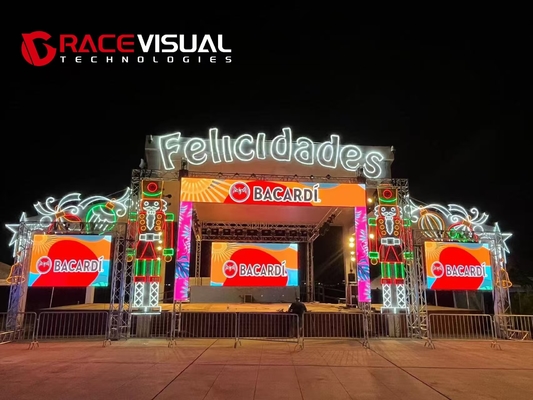 P2.9 schermo a LED in affitto all'aperto ORA 7680hz 500X1000mm per eventi sportivi