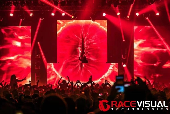 7680HZ,Professional P2.97mm P3.91mm Outdoor Rental LED Display 500x1000mm 14kg Per eventi sul palco