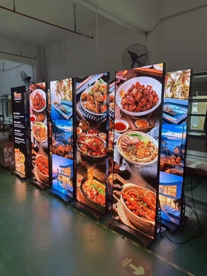 Poster a LED ultra-sottile 960×1920mm    Opzioni di installazione appese, montate a parete e di splicing