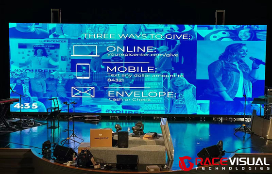 Videowall LED a noleggio professionale con servizio di fronte - Serie IRB per palchi, concerti ed eventi 500*500MM & 50*100MM
