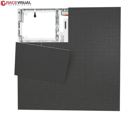 960mm*960mm Display LED a colori esterni Dissipazione del calore Bianco Alta luminosità Risparmio energetico Manutenzione anteriore/posteriore
