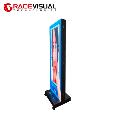 Serie IP-P2.5mm I Poster schermo a LED interno, 3840Hz Alta frequenza di aggiornamento, controllo WIFI Screen a LED interno con base a ruote
