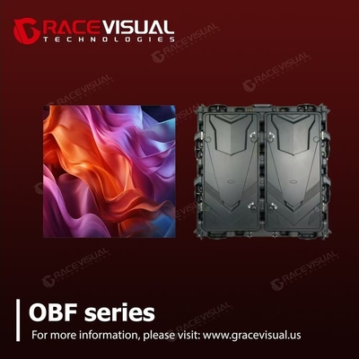 Outdoor Billboard Full Front Service Display a LED fisso Serie OBF con risoluzione HD IP65/IP54 In alluminio a fusione a stampa