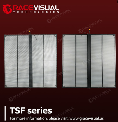 Serie TSF schermo LED trasparente all'avanguardia per la visualizzazione dei contenuti ad alta risoluzione