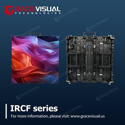 Display a LED all'interno della serie IRCF Ultra-sottile e leggero, 7680Hz ad alto aggiornamento, pannelli curvi flessibili, 1,9-3,9 mm di passo dei pixel, design a prova di incidente