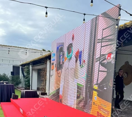 Display LED ad alte prestazioni P 3.91 - ORB Serie 4500 nits/7680 Hz per noleggio all'aperto (500×1000 mm)