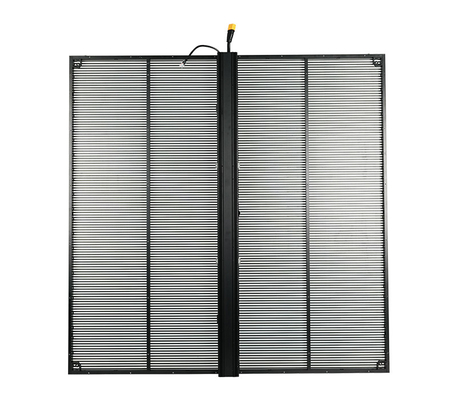 Serie TSF P3.97.8 Display LED trasparente 3840Hz Refresh Rate, pannelli da 500×1000mm, ideale per immagini ad alta risoluzione
