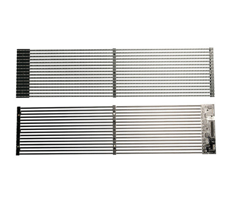 Serie TSF, display a led trasparente per interni fissi, design a pannello ultra sottile, leggero