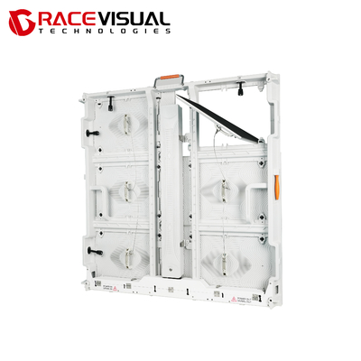 Serie OA, P5.7 Outdoor LED Display (960×960mm), cartellone pubblicitario commerciale a colori con alta luminosità (6000/10000 nit), protezione IP66, basso calore e manutenzione anteriore o posteriore completa.