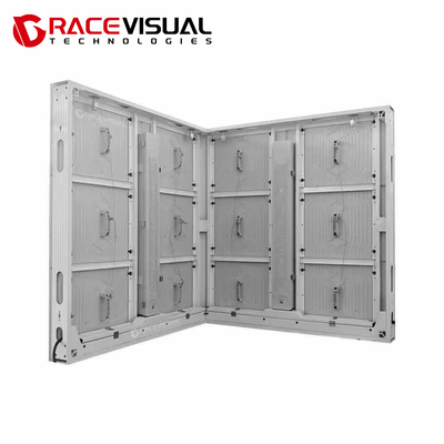 Serie OA, P5.7 Outdoor LED Display (960×960mm), cartellone pubblicitario commerciale a colori con alta luminosità (6000/10000 nit), protezione IP66, basso calore e manutenzione anteriore o posteriore completa.