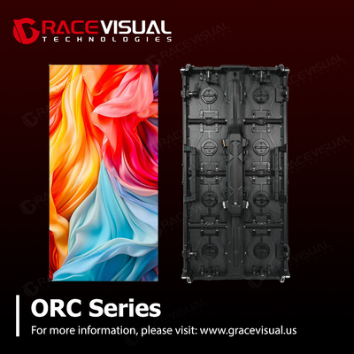 ORC Serie-P3.9 Disegno modulare Pubblicità Noleggio schermo LED Display- 7680HZ Alta frequenza di aggiornamento + Disegno impermeabile