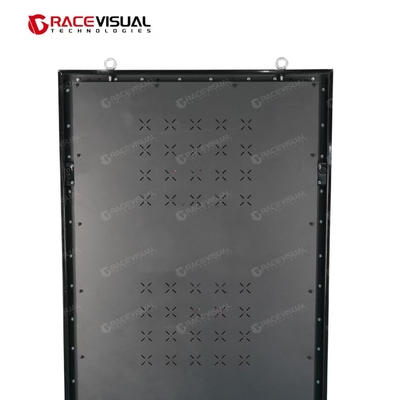 Serie IP. P2.5 LED Poster elegante 640×1920mm con 16 bit di Grayscale e Mobile Wheel Base per annunci interni flessibili