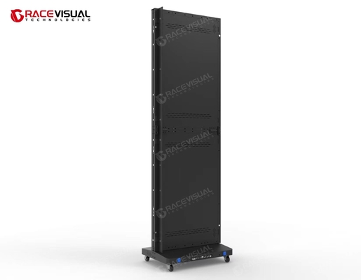 Piccole dimensioni interno a pavimento pieghevole LED Display Poster Screen, facile stoccaggio, trasporto conveniente