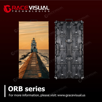ORB Series Rental LED Video Wall con 2.6mm 2.9mm 3.9mm e 4.8mm Pixel Pitch Con pannelli da 500×500 mm e 500×1000 mm 7680Hz Refresh Rate e 4500nits Luminosità