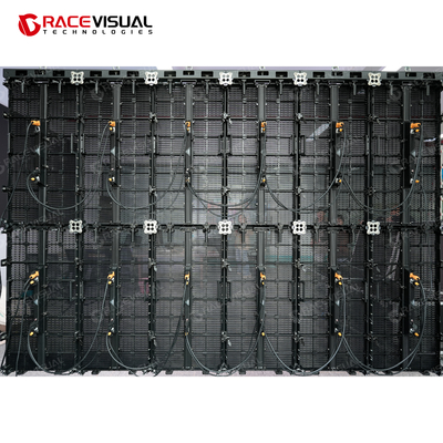 Display LED trasparente della serie TSR Elite - configurazione personalizzabile P3.9-P7.8 pixel.