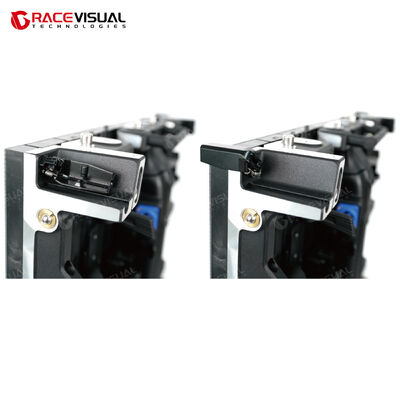 Display a LED interno curvo flessibile della serie IRDF con pixel pitch di 2,9 mm, design modulare magnetico e refresh rate di 7680Hz