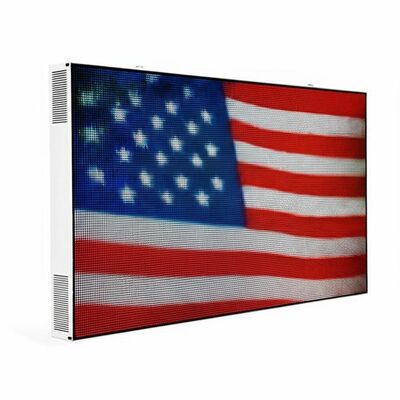 Schermo LED per esterni serie OA con alloggiamento bianco, frequenza di aggiornamento 3840Hz e manutenzione anteriore e posteriore