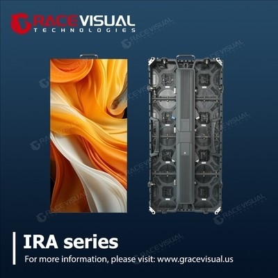 IRA Serie P3.9 Indoor Rental LED Screen 500*500mm/500*1000mm 7680 HZ Alta frequenza di aggiornamento Manutenzione anteriore/posteriore Per eventi indoor